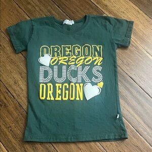 Oregon Ducks Kids Green T-Shirt